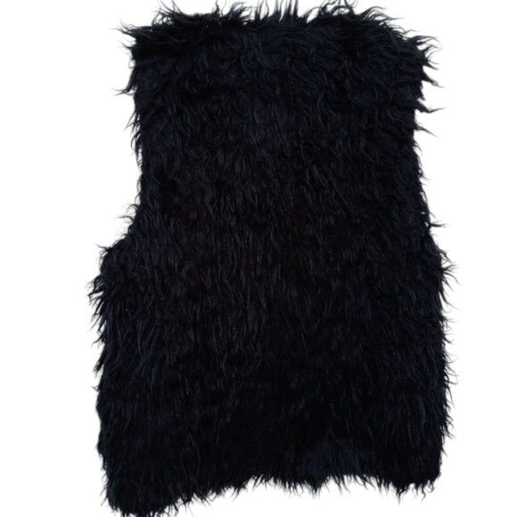 Material Girl faux fur vest sz XS NEW - Picture 2 of 8